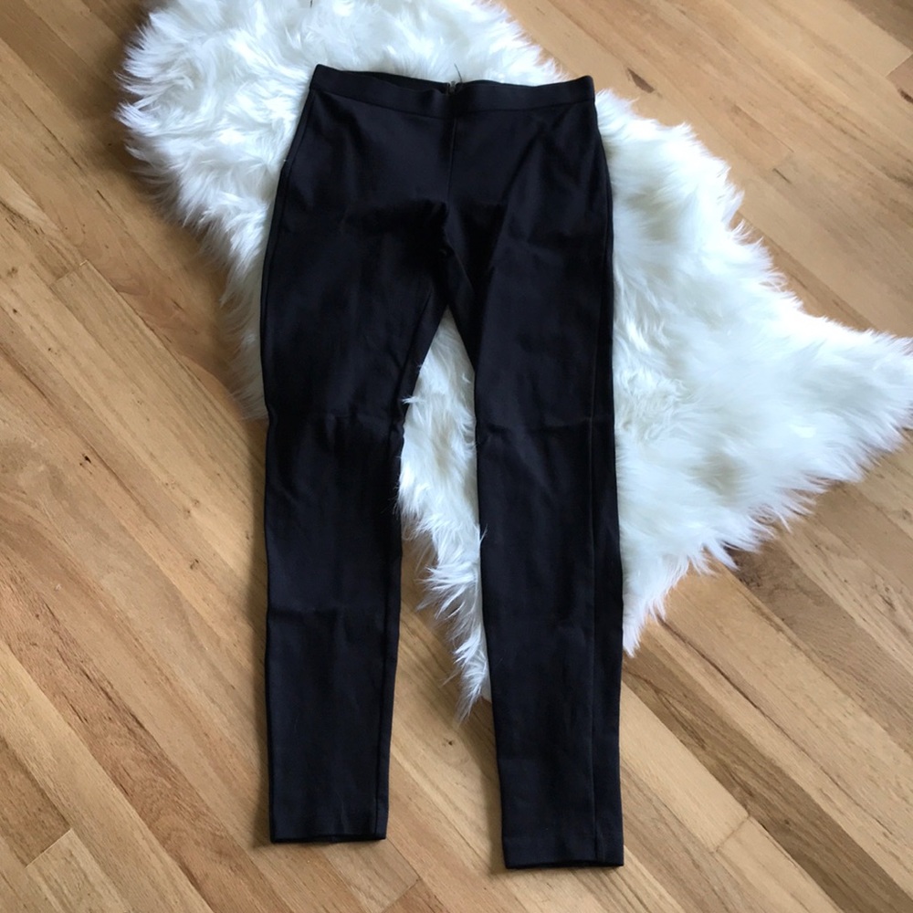 J Crew black ponte pants